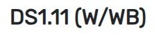 DS 1.11 (W/WB)